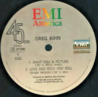 Greg Kihn Love and Rock and Roll Maxi Single 12"
