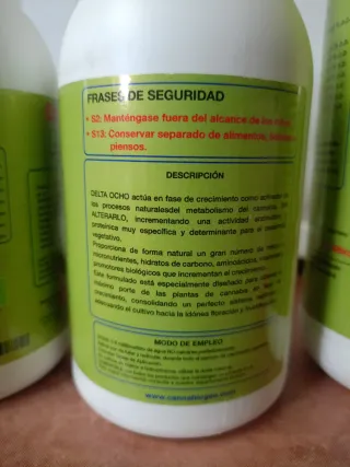 Delta Ocho Crecimiento - abono fertilizante grow