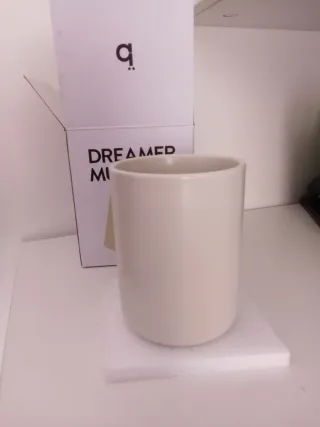 Taza cerámica beige