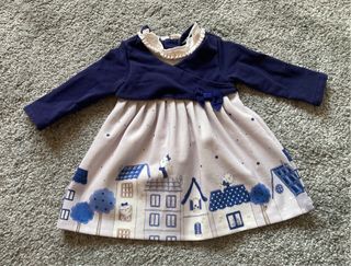 Vestido Mayoral Newborn Azul