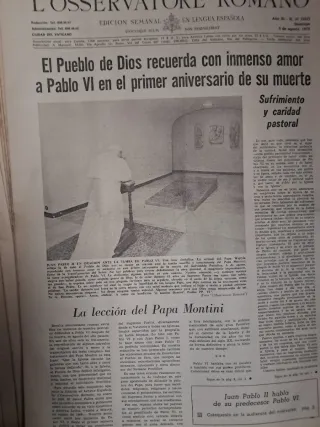 L'Osservatore Romano Edición Semanal Española