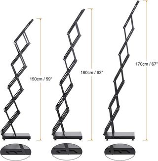 Expositor Revistas Plegable Metal