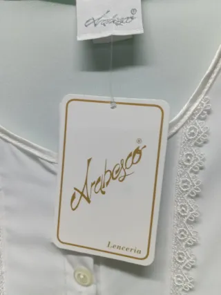 Conjunto Bata y Camisón Comunión Niña Talla 16