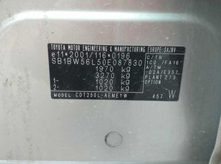 383115 cinturón seguridad delantero toyota avensis