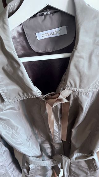 Trench CORALIE'S donna grigio