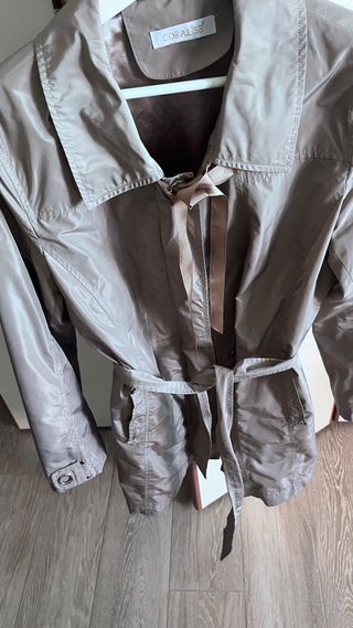 Trench CORALIE'S donna grigio