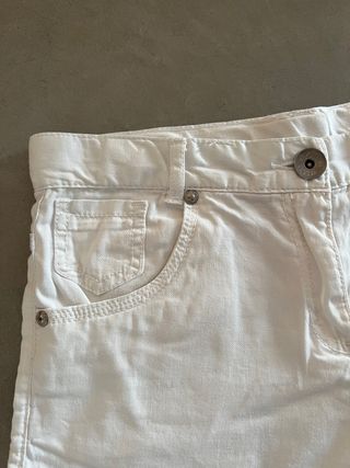 Pack 2 shorts blancos niña
