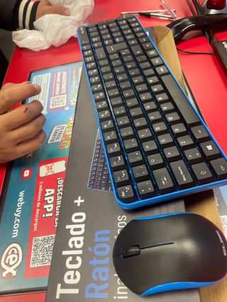 Teclado y Ratón Gamer Negro/Azul