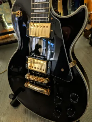 Epiphone Les Paul Custom Ebony 2021 Seymour Duncan