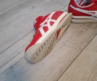 Zapatillas Asics Hombre Rojas y Blancas