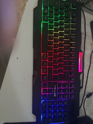 Teclado G-LAB Gaming RGB