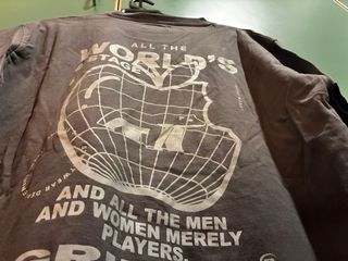 Maglietta Grizzly Grigia in Cotone Riciclato taglia L