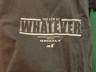 Maglietta Grizzly Grigia in Cotone Riciclato taglia L