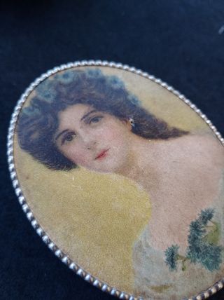 Cajita antigua de cartón vintage