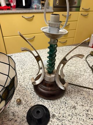 Lampada Tiffany Vetro e Metallo