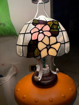 Lampada Tiffany Vetro e Metallo