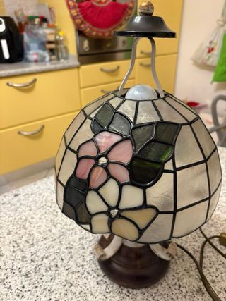 Lampada Tiffany Vetro e Metallo