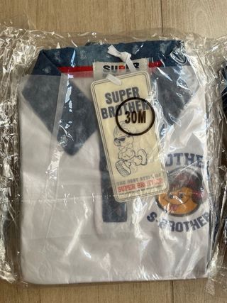 Conjunto polo y vaquero bebé 30 meses