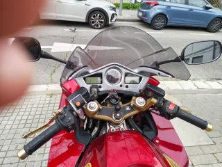 Moto Honda Roja Deportiva