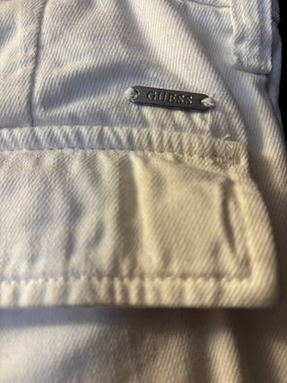 Jeans Cargo Guess Bianchi Nuovi