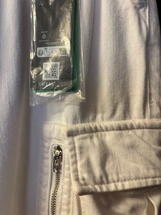 Jeans Cargo Guess Bianchi Nuovi