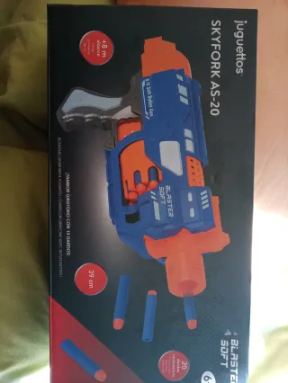 Pistola de dardos Juguettos Skyfork AS-20