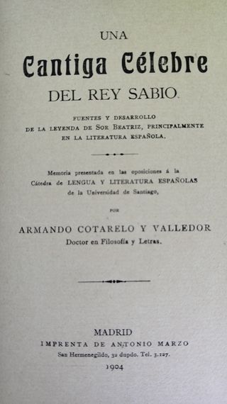 Alfonso X. Santa María. Literatura. Medieval.