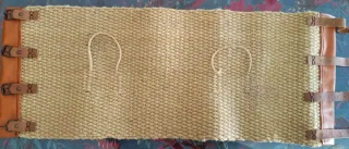 Cinturón de esparto con hebillas