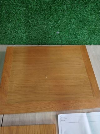 vidaXL Mesa auxiliar con estante