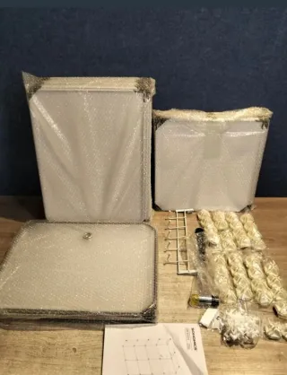 SONGMICS Mueble Zapatero Plástico, 8 Compartimento