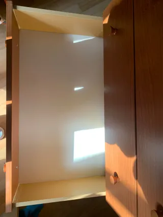 Cómoda Chifonier Madera Clara 6 Cajones