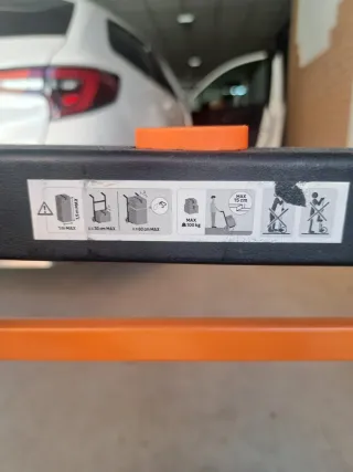 Carro Plegable Negro y Naranja