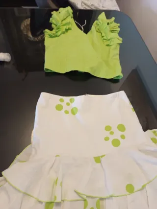 Traje de Gitana Infantil Talla 7-10 Años