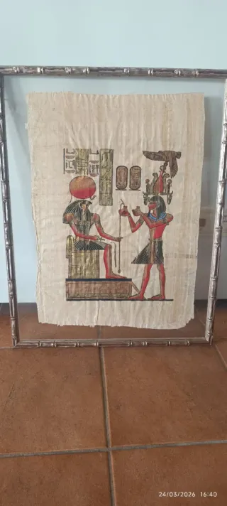 Pintura Egipcia en Papiro