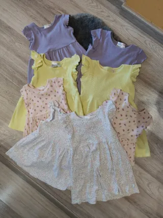 Lote 4 vestidos niña