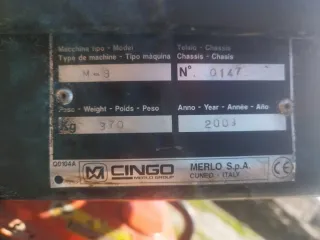 Mini Dumper Merlo con orugas