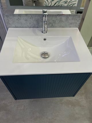Mueble de baño 60cm azul