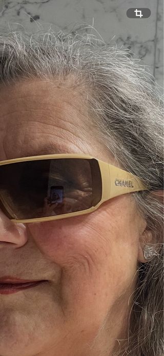Gafas de sol Chanel Paris mujer beige
