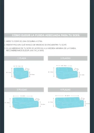 Funda elástica sofá 2 plazas verde