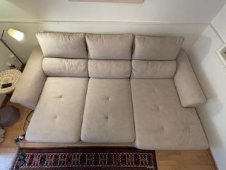 Sofá-cama Chaiselong extendible y articulable