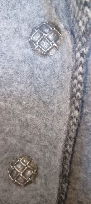 Abrigo Siste's de lana gris de mujer talla M