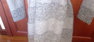 Abrigo Siste's de lana gris de mujer talla M