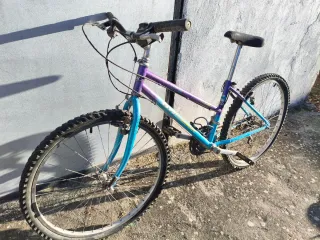 Bicicleta Montaña Morado/Azul