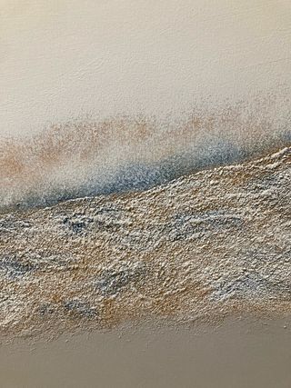 Cuadro abstracto pintado a mano