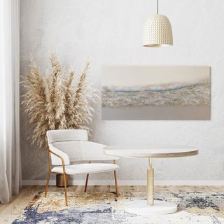 Cuadro abstracto pintado a mano