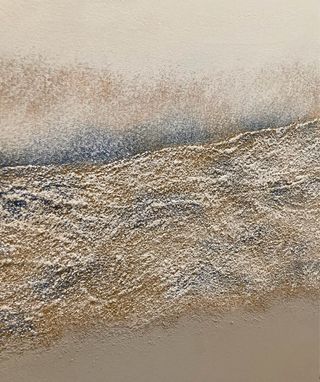 Cuadro abstracto pintado a mano