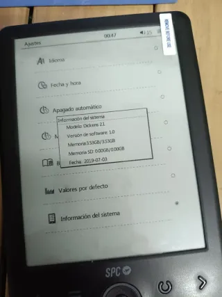 SPC Dickens Light 2 - Libro electrónico con de 6"