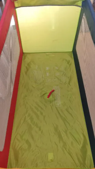 Cuna de viaje plegable con colchón