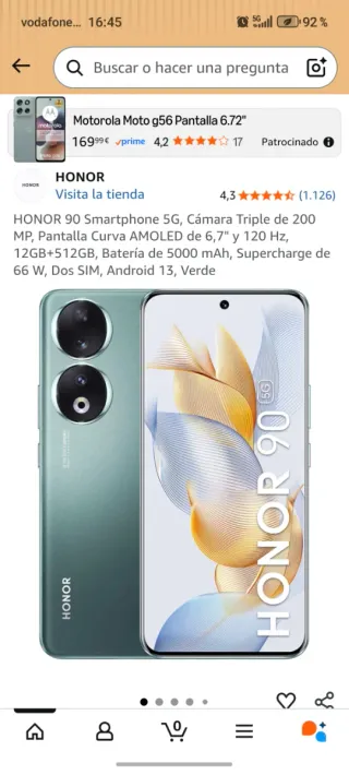 Honor 90 512GB Verde