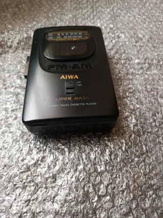 AIWA Walkman Radio Cassette Player Negro